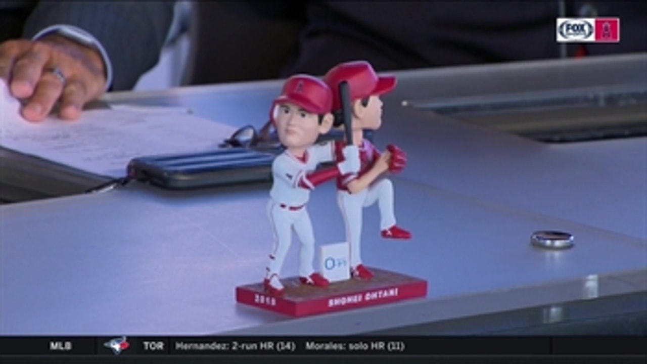 Shohei Ohtani's double bobblehead gets the guys wondering about their own