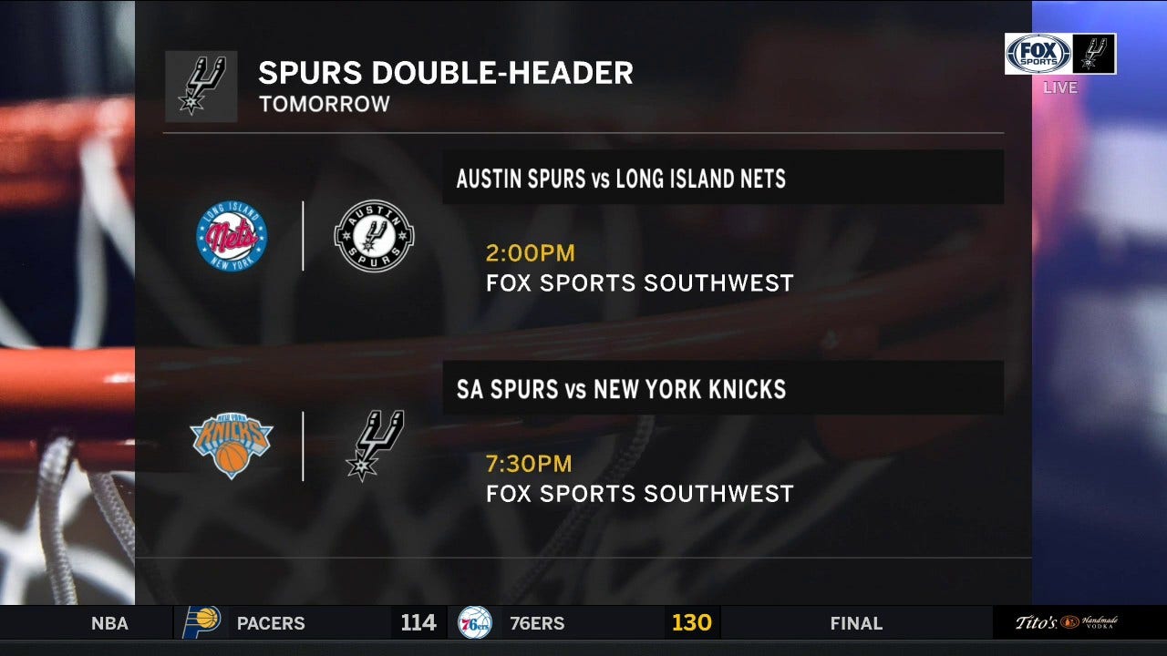 COMING UP: Spurs vs. Knicks ' Spurs Live