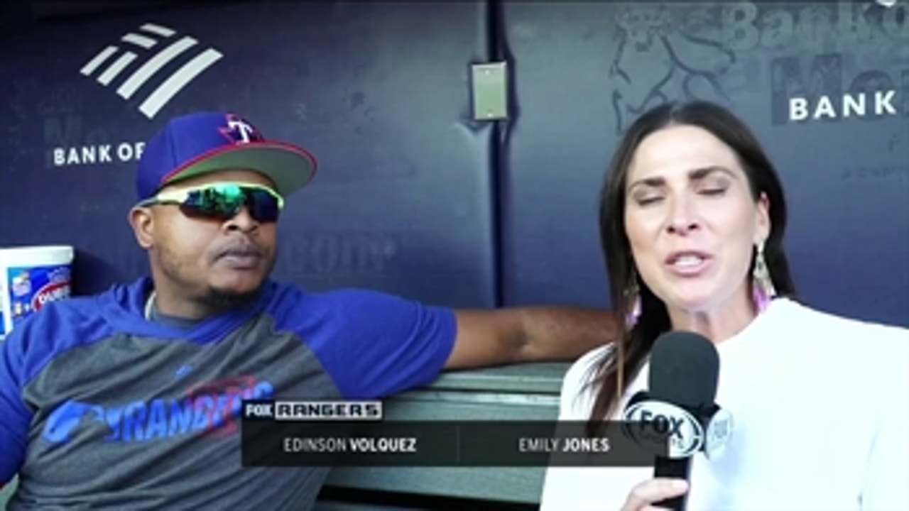 Edinson Volquez: 'I feel really good right now' ' Rangers Live