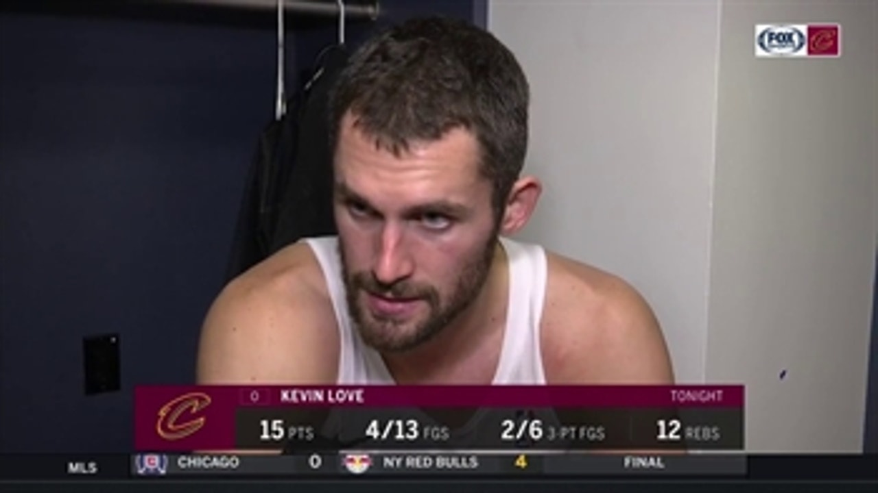 Kevin Love knows Cavs' turnovers can't continue: 'We've gotta be better'