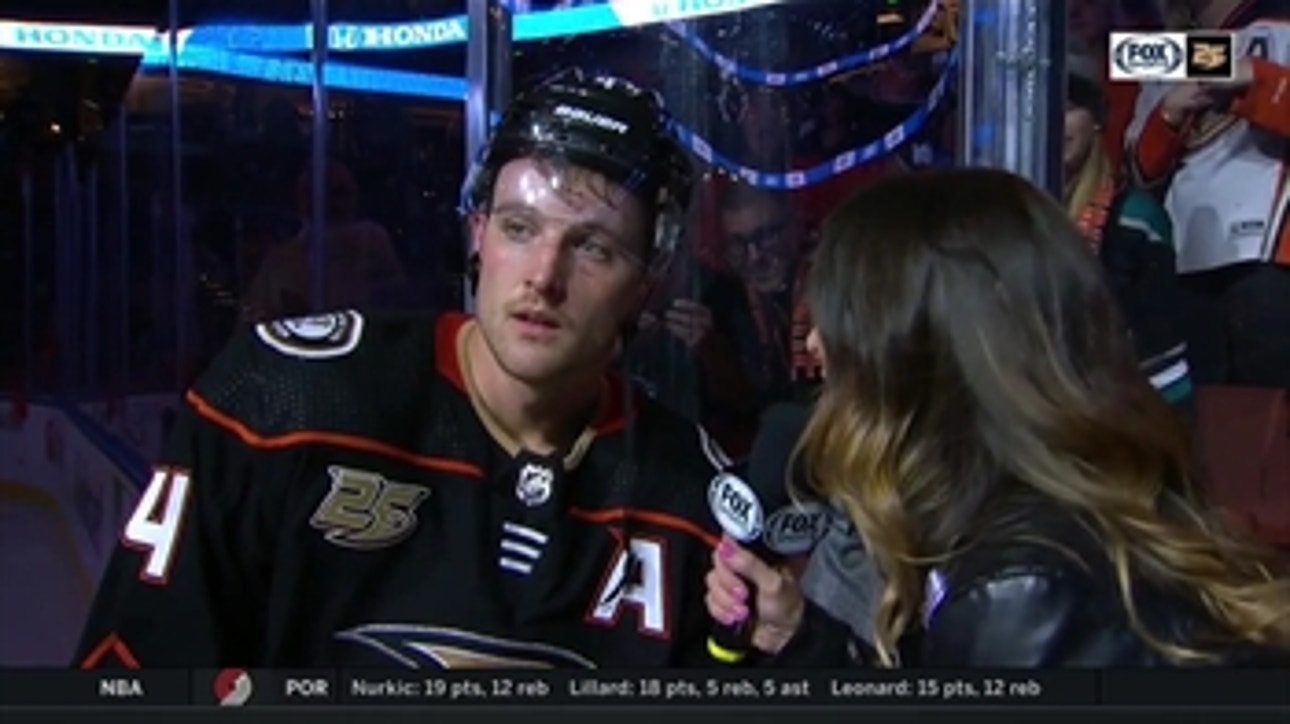 Cam Fowler talks about his hat trick & building momentum