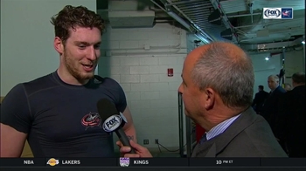 Pierre-Luc Dubois relives his overtime game-winner vs. Rangers