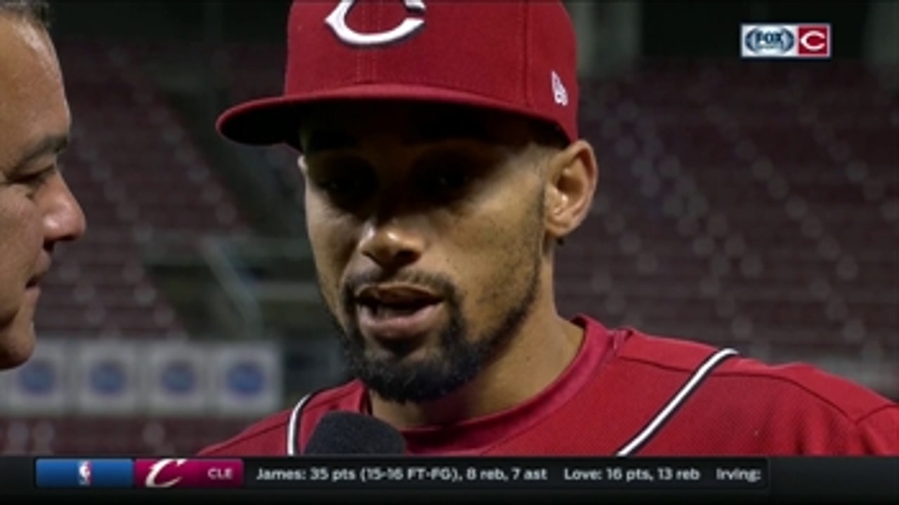 Billy Hamilton discusses near inside-the-park homer, big night for Reds