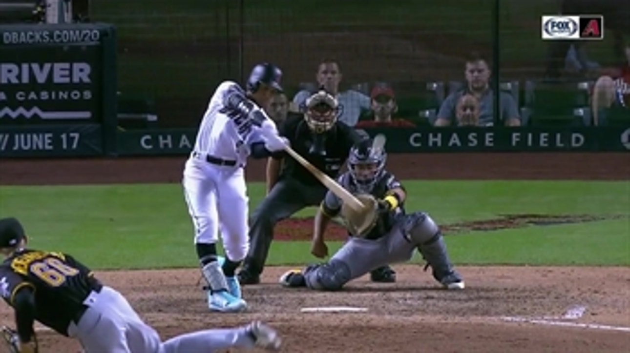 WATCH: Jay uncorks first home run with D-backs