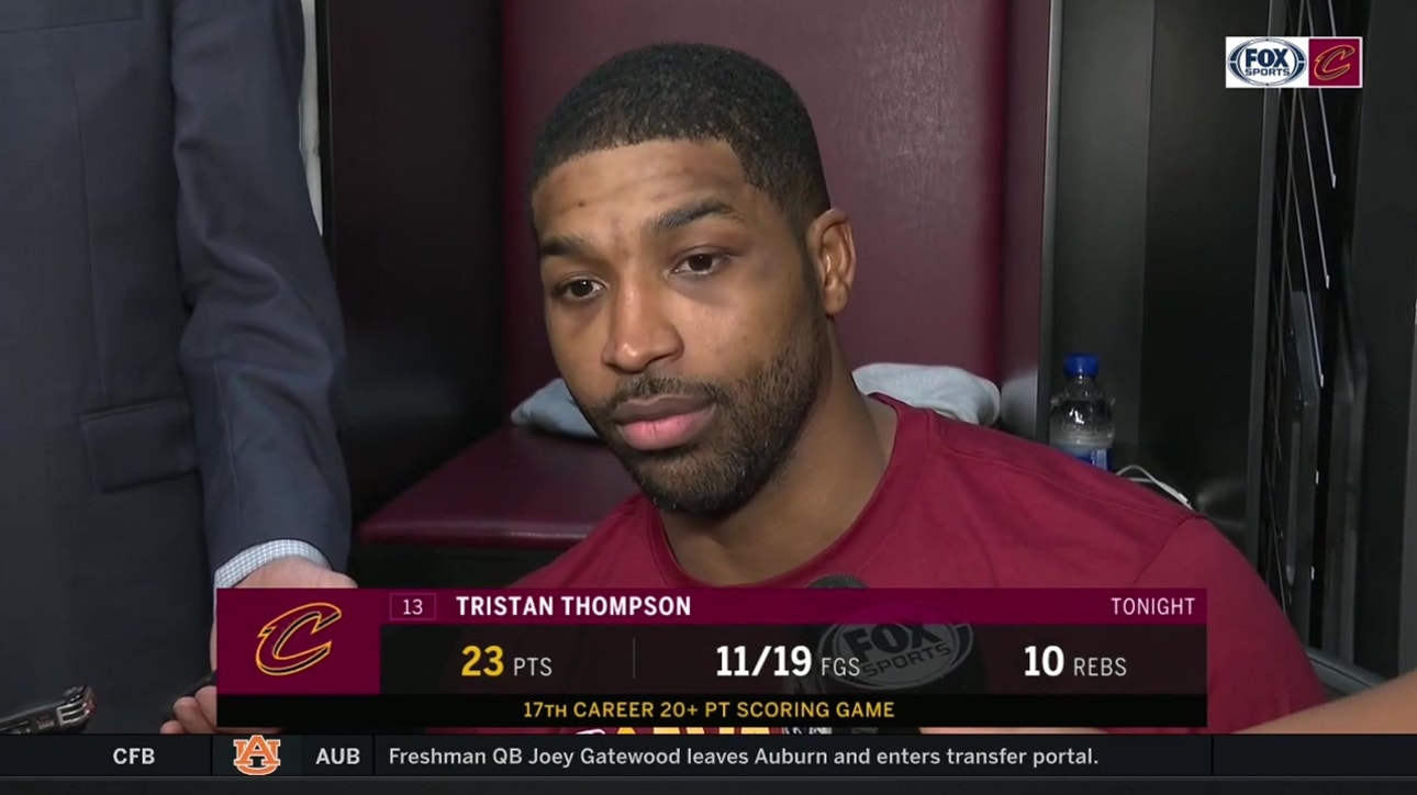 Tristan Thompson, along with Kevin Love, are stepping up as leaders