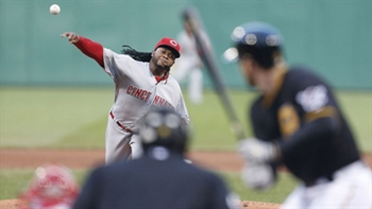 Cueto pitches 2nd complete game as Reds down Pirates