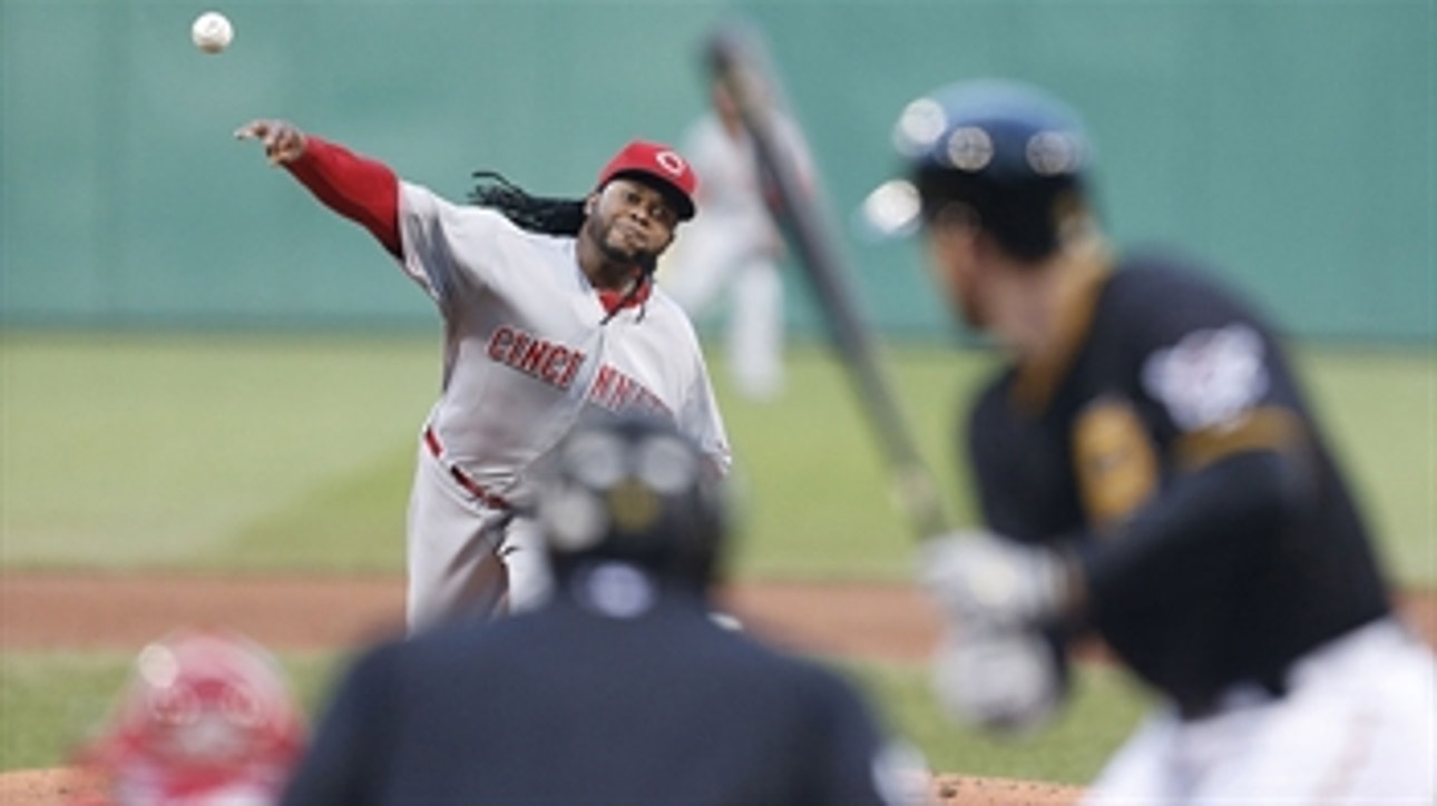 Cueto pitches 2nd complete game as Reds down Pirates