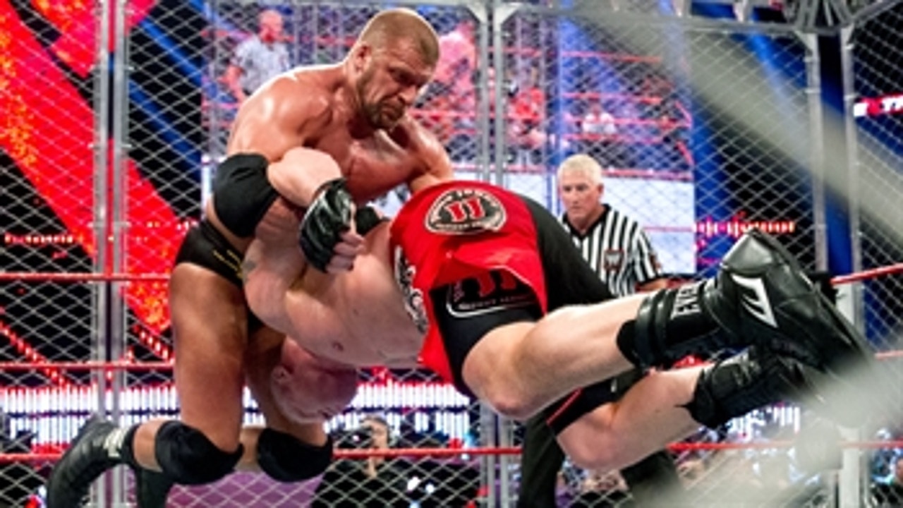 Brock Lesnar vs. Triple H - Steel Cage Match: Extreme Rules 2013 (Full Match)