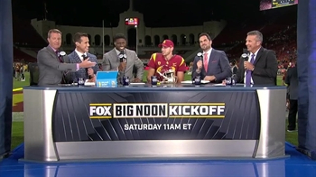 USC third string QB Matt Fink joins the desk after leading Trojans to upset win over No. 10 Utah