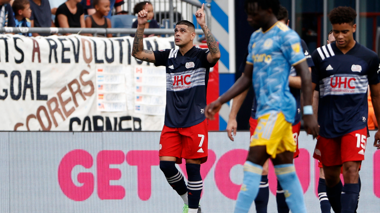 Gustavo Bou's MLS-leading 11th goal helps New England Revolution past Philadelphia Union, 2-1