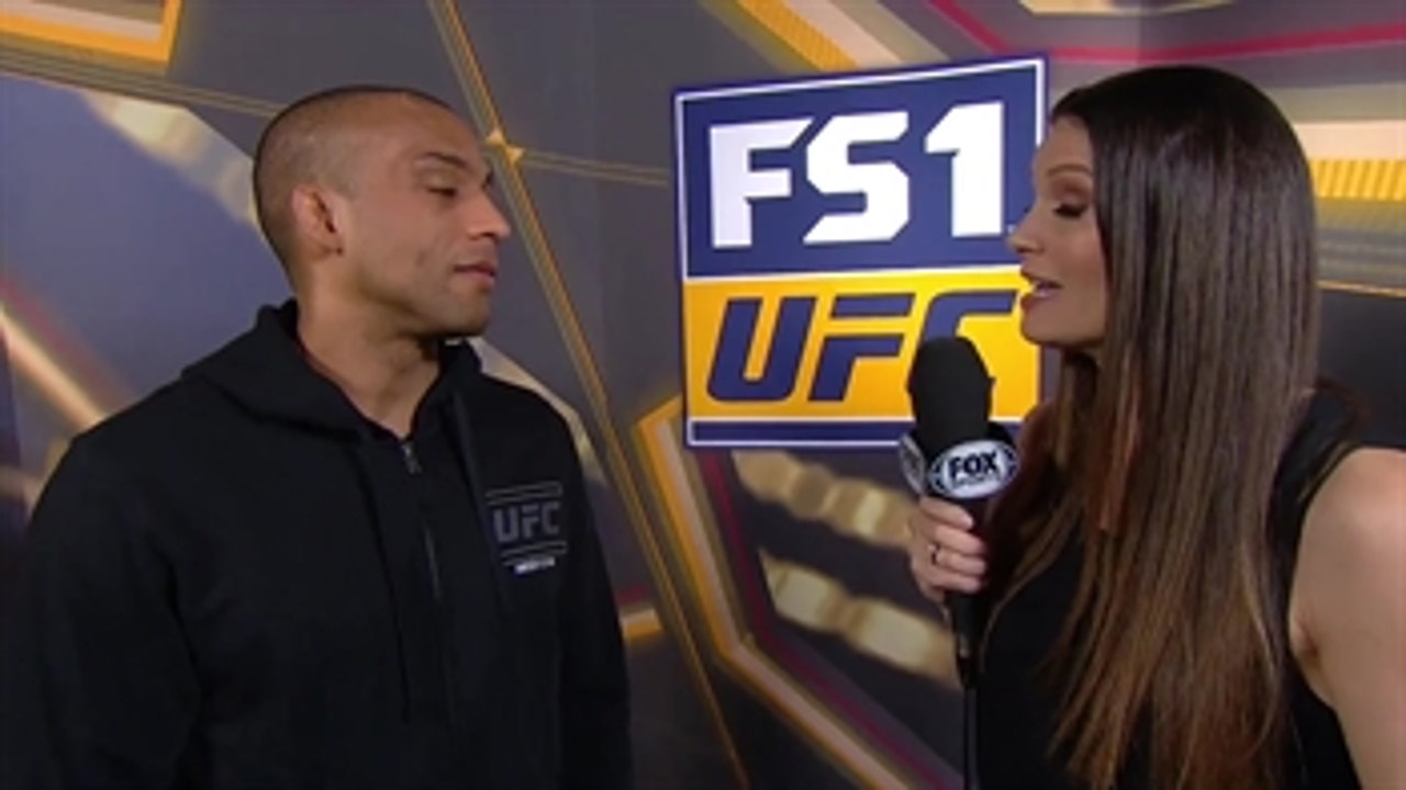 Edson Barboza talks to Heidi Androl ' WEIGH-IN ' INTERVIEW ' UFC FIGHT NIGHT