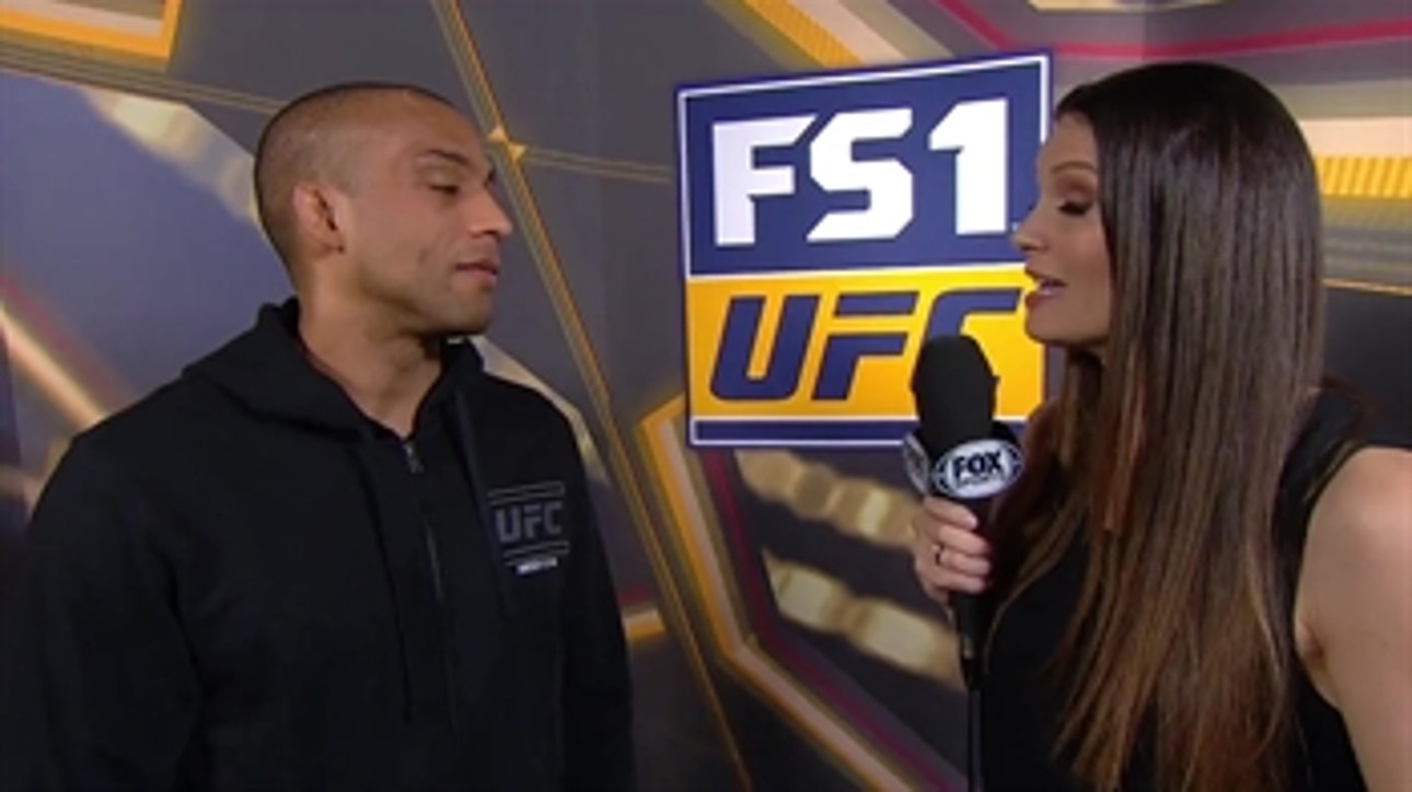 Edson Barboza talks to Heidi Androl ' WEIGH-IN ' INTERVIEW ' UFC FIGHT NIGHT