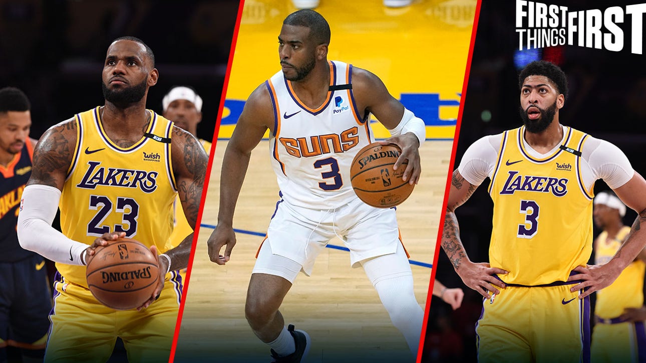 Chris Broussard: If LeBron & AD can stay healthy, there's no way Suns win this playoff series  | FIRST THINGS FIRST