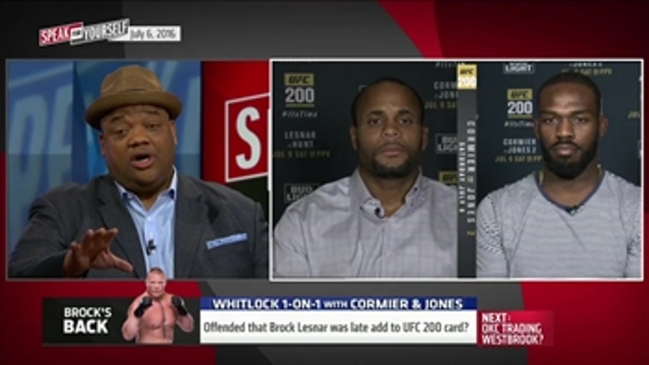 Whitlock 1-on-1: Cormier and Jones on Hunt being added to UFC 200 card - 'Speak for Yourself'