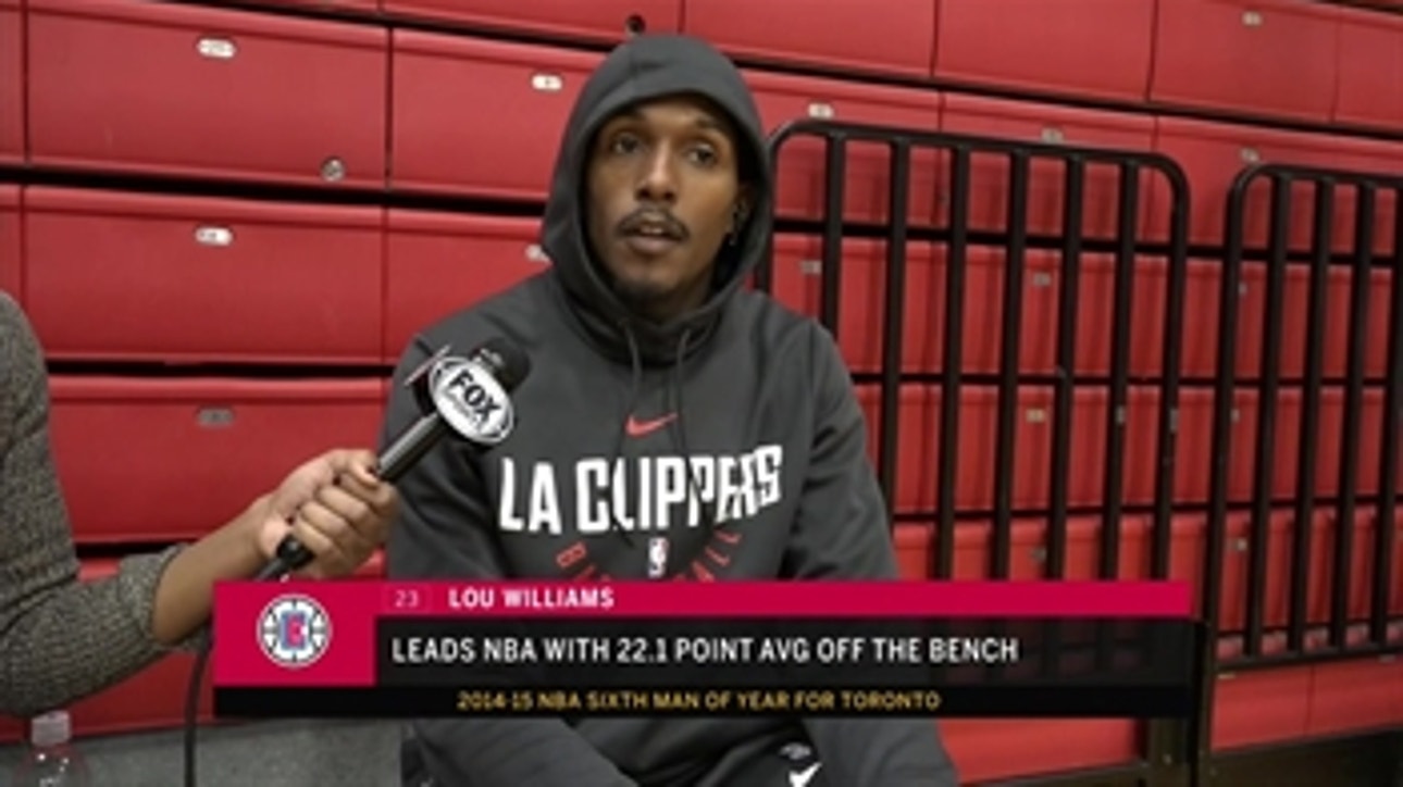 Clippers Live: Lou Williams 'I think the only way you're going to get better is obviously playing minutes'