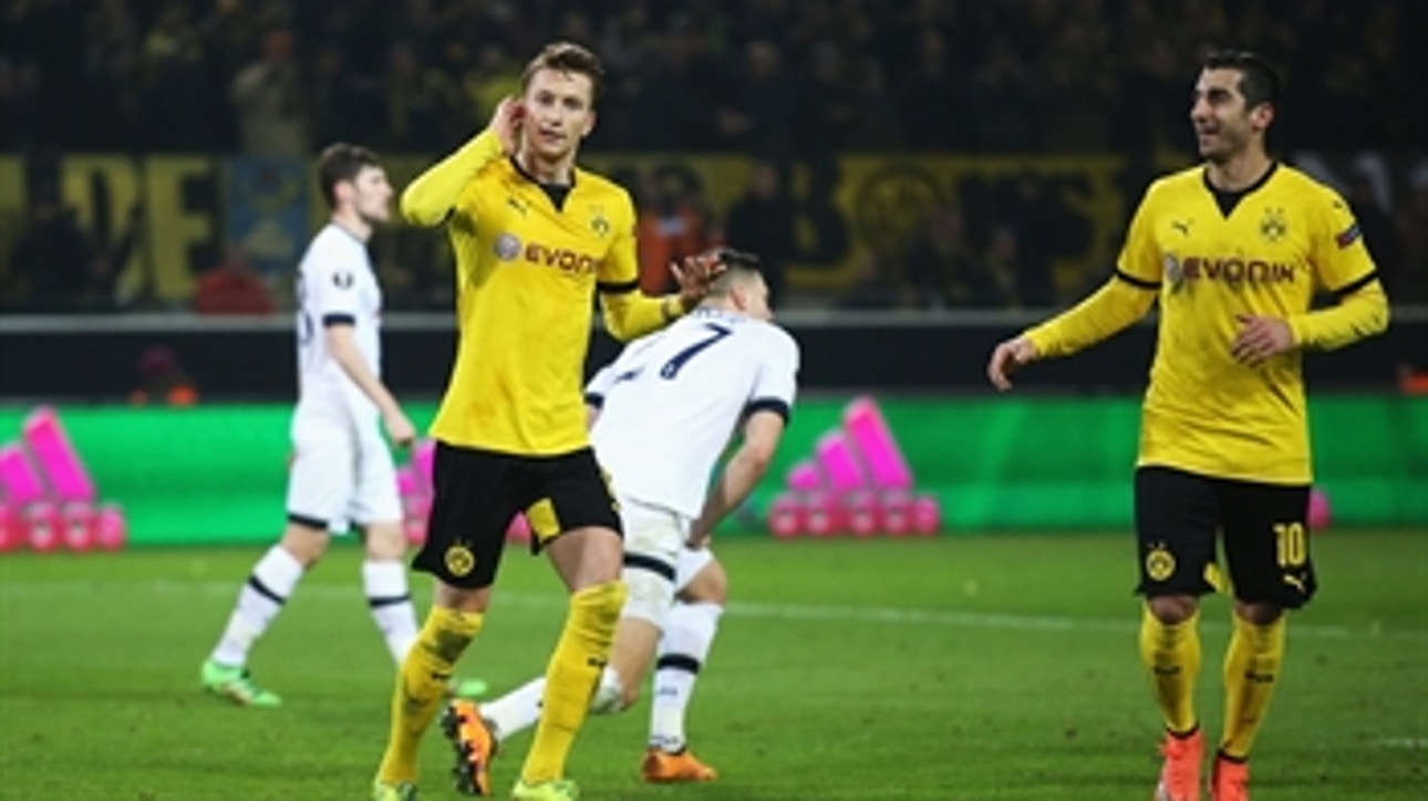 Reus' brace makes it 3-0 for Dortmund ' 2015-16 Europa League Highlights