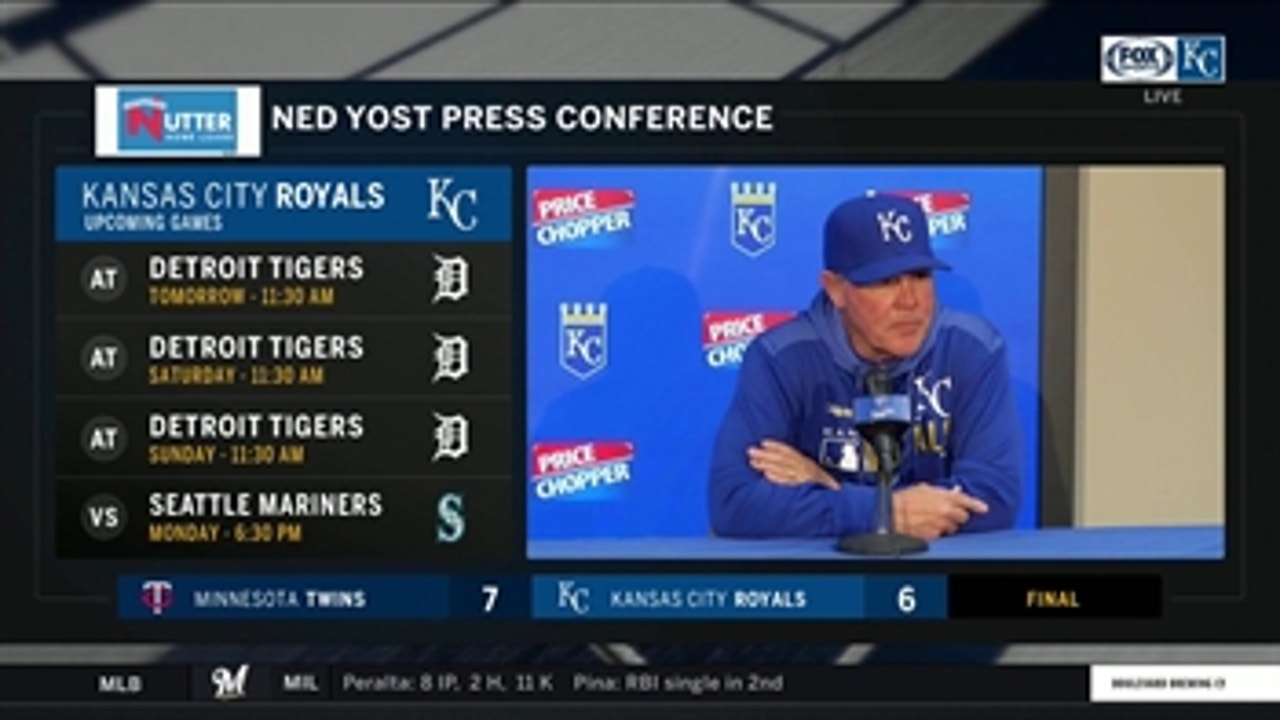 Yost on KC bullpen: 'Sure feels like that, that they're all struggling'