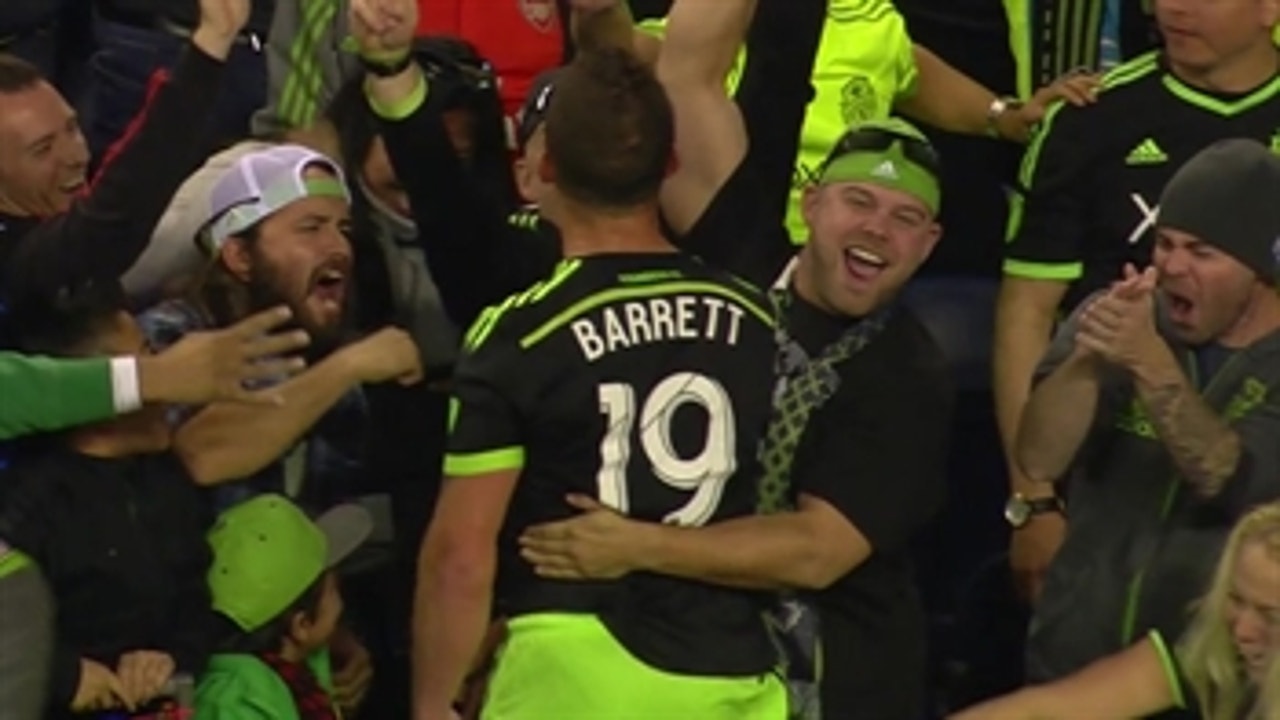 Adidas Moment Of The Match: Barrett scores in stoppage time for Seattle Sounders