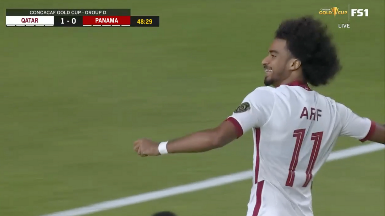 Akram Afif's strike gives Qatar early 1-0 lead vs Panama