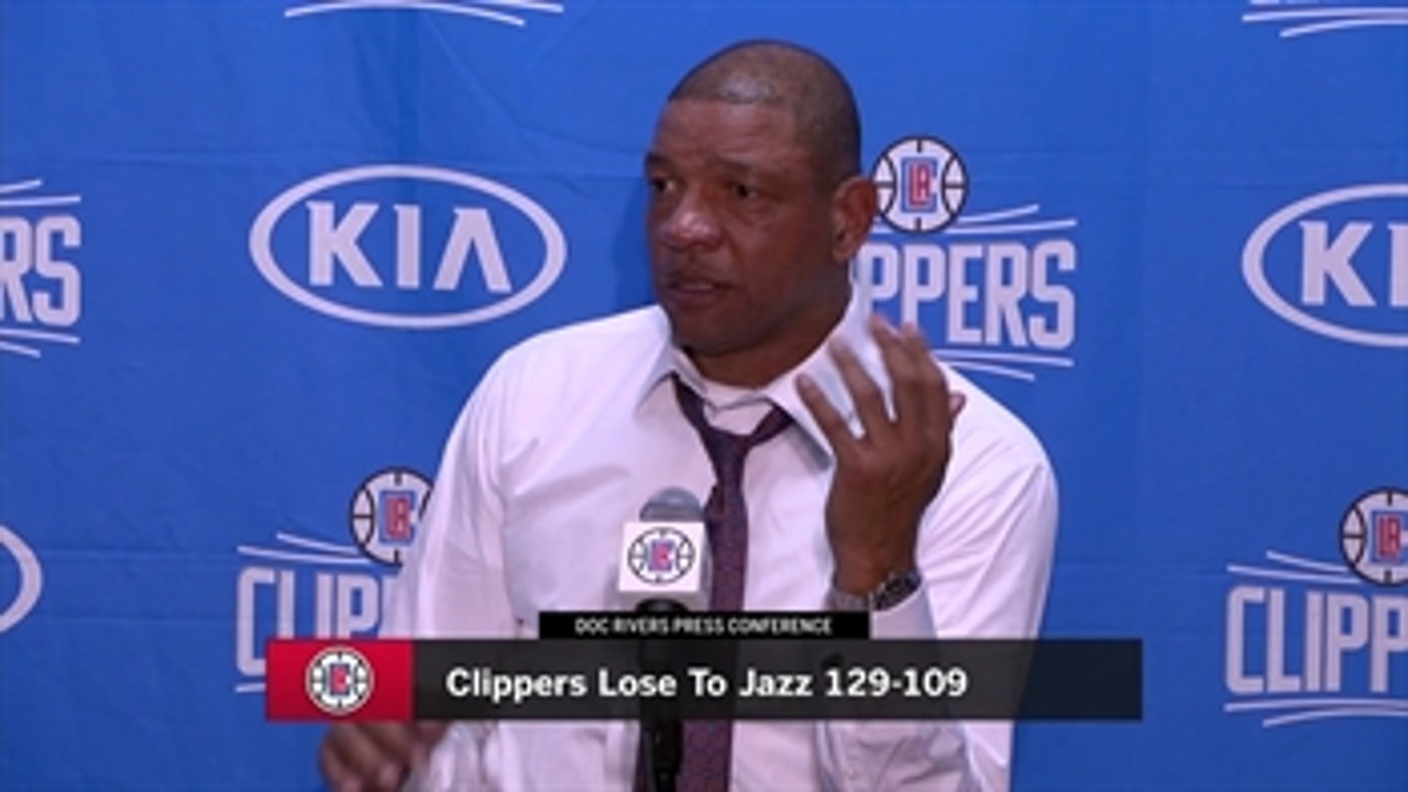Doc Rivers says Clippers must keep 'plugging through' tough stretch after loss to Jazz