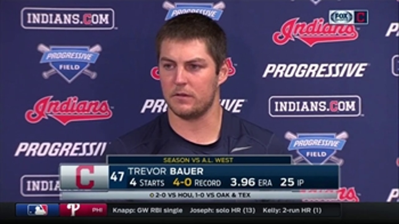 Indians starter Trevor Bauer finding success going to breaking ball early