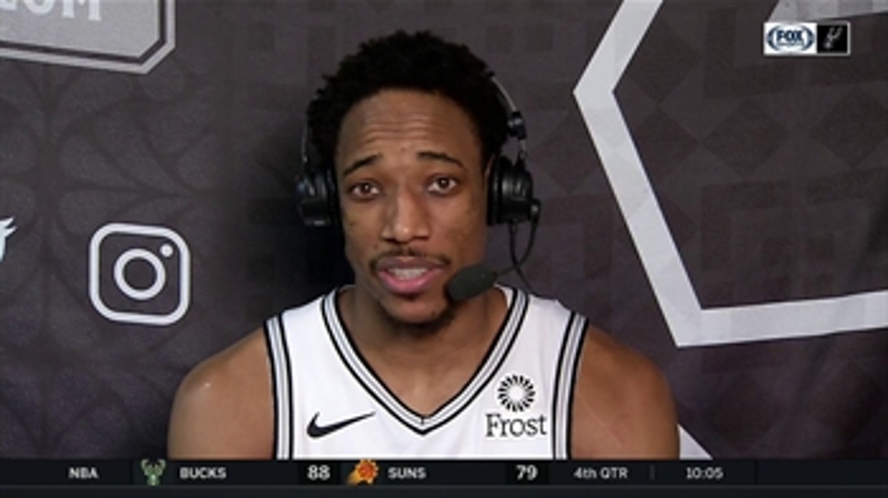 DeMar DeRozan on last few possessions, win over Denver