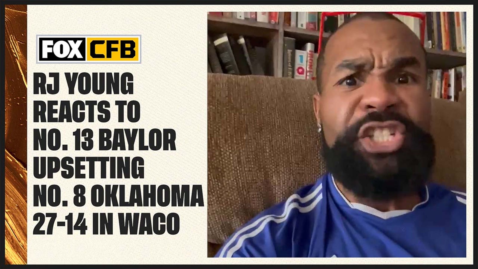 RJ Young: Oklahoma's Playoff hopes 'in the trash can' after loss to Baylor
