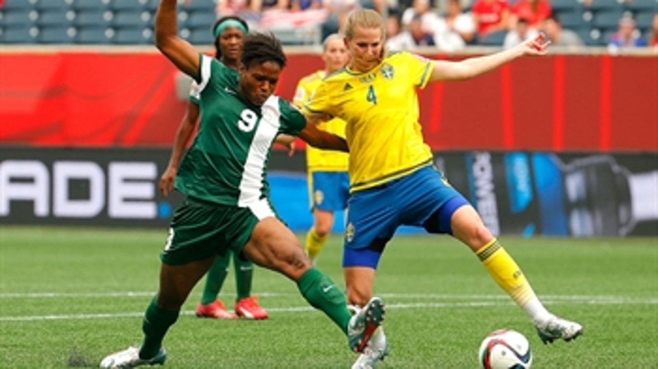 Nigeria own goal gifts Sweden 1-0 lead - FIFA Women's World Cup 2015 Highlights