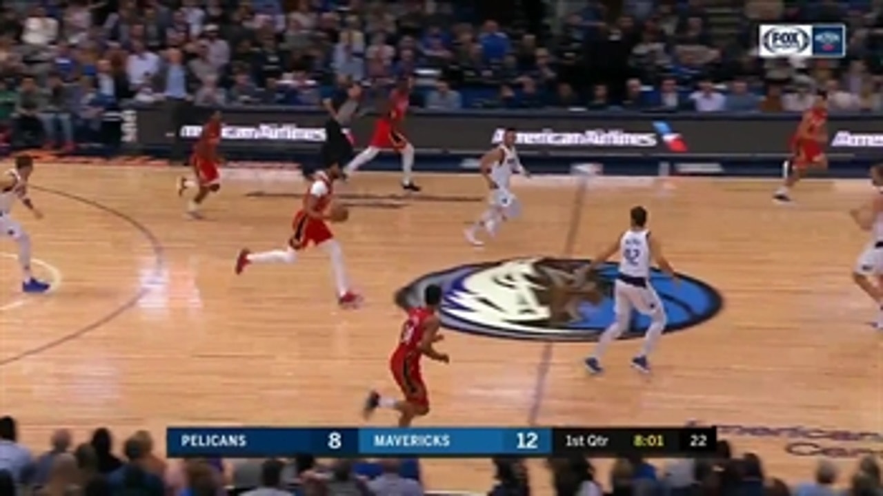 WATCH: Julius Randle helps Pels defeat Mavs in hometown