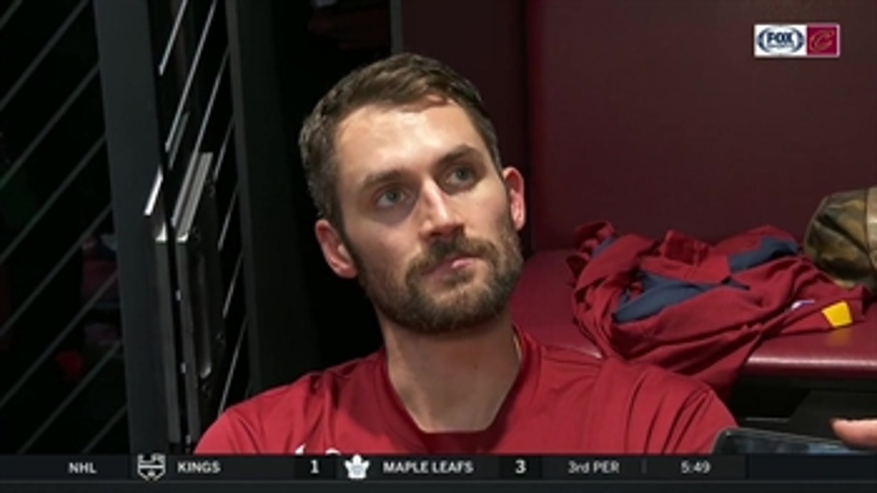Kevin Love on the young Cavs team trying to learn from mistakes
