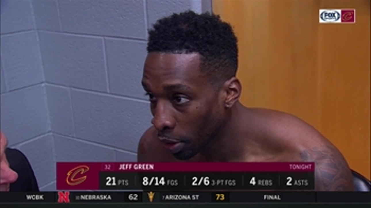 Jeff Green: Cavs have LeBron's back when he enters 'takeover mode'