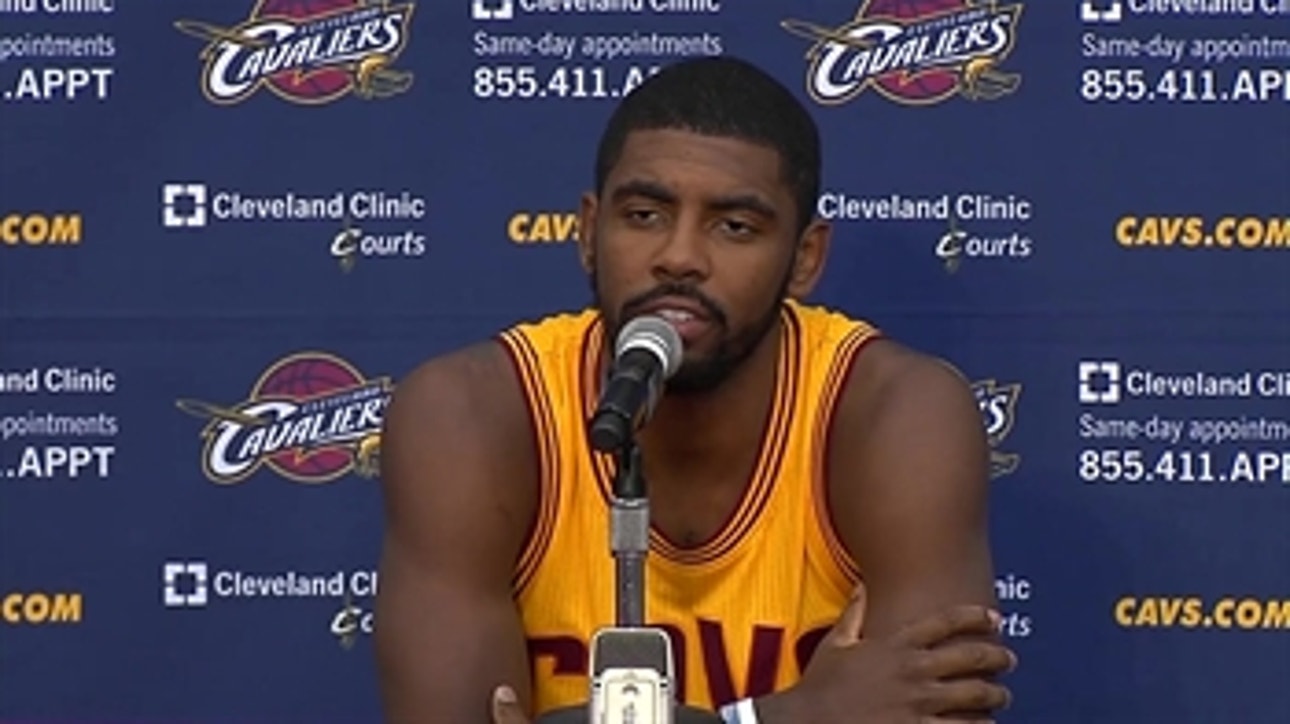 Irving excited to learn from LeBron, Jones, Love
