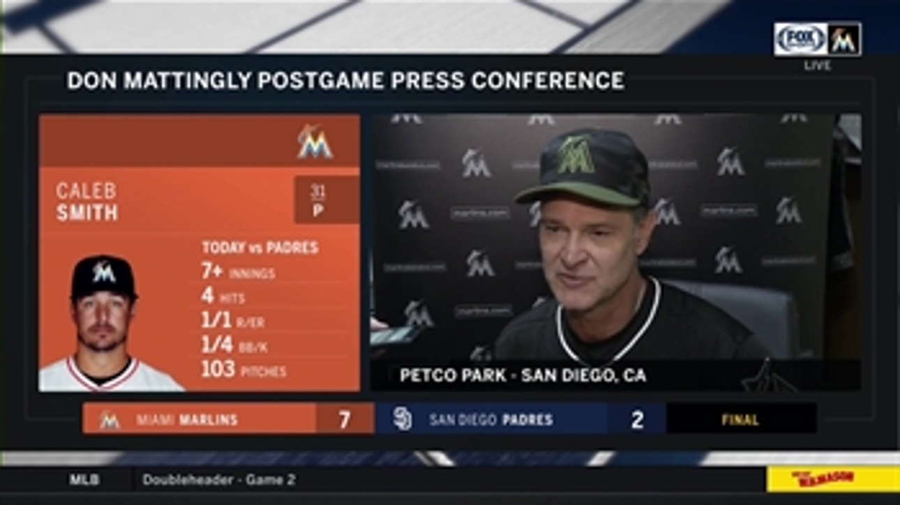 Don Mattingly on the big 1st inning, Caleb Smith's start