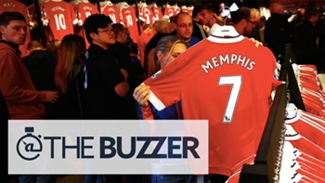 Memphis Depay's kit is the highest sold in England this season