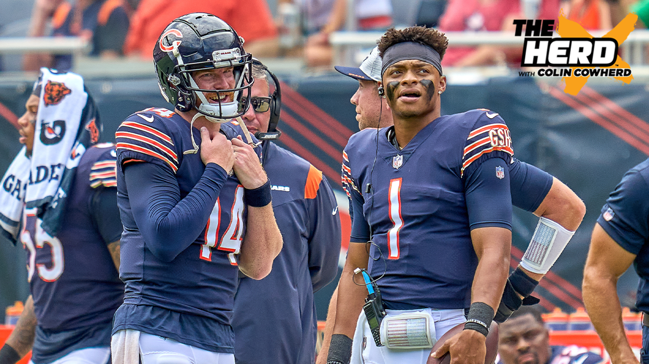 Lance Briggs speaks on Matt Nagy's difficult decision between starting Justin Fields or Andy Dalton I THE HERD