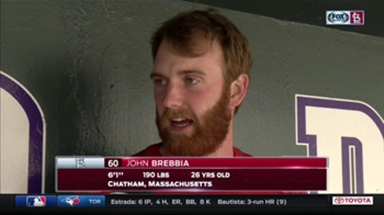 John Brebbia talks about getting the call to the majors