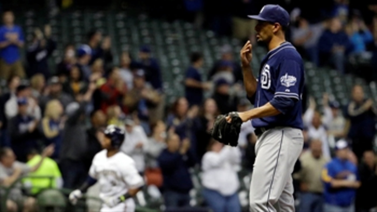 Padres fall to Brewers