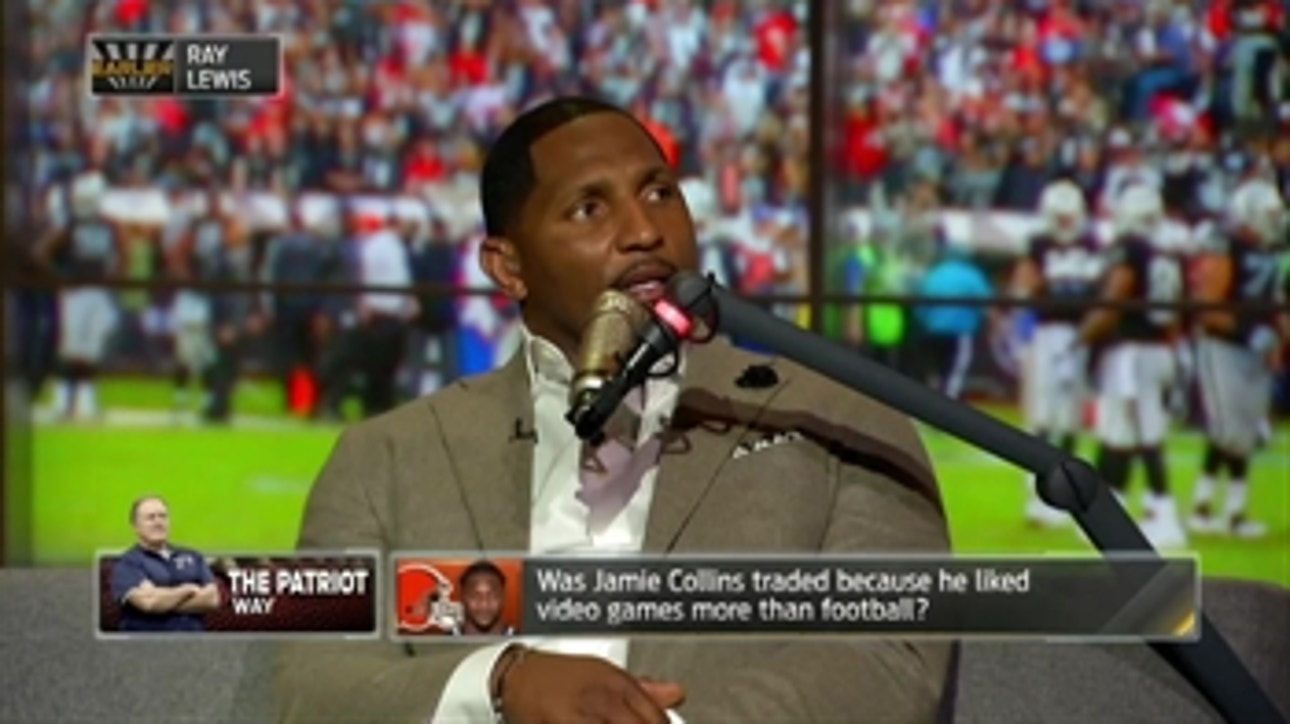 Ray Lewis had strong words about Jamie Collins when talking with Colin Cowherd ' THE HERD