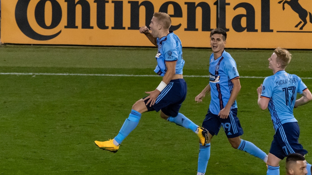 Anton Tinnerholm scores beautiful volley, NYCFC handle FC Cincinnati, 2-1