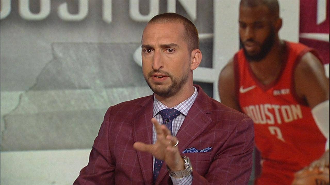 Nick Wright thinks a healthy Rockets team can challenge the Warriors ' NBA ' FIRST THINGS FIRST