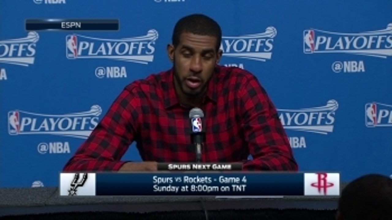 Aldridge on 'seeing the shots fall early' in Game 3 win