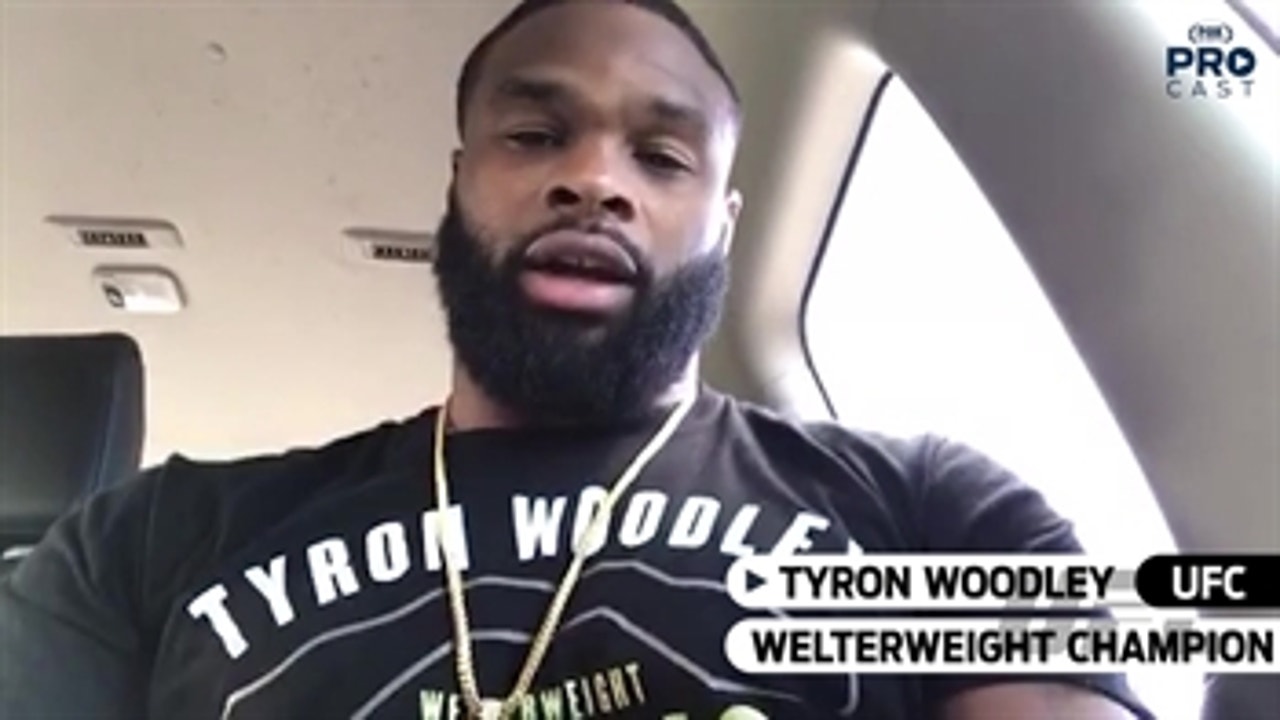 UFC champ Tyron Woodley gives his thoughts on Lawler vs dos Anjos ' PROcast