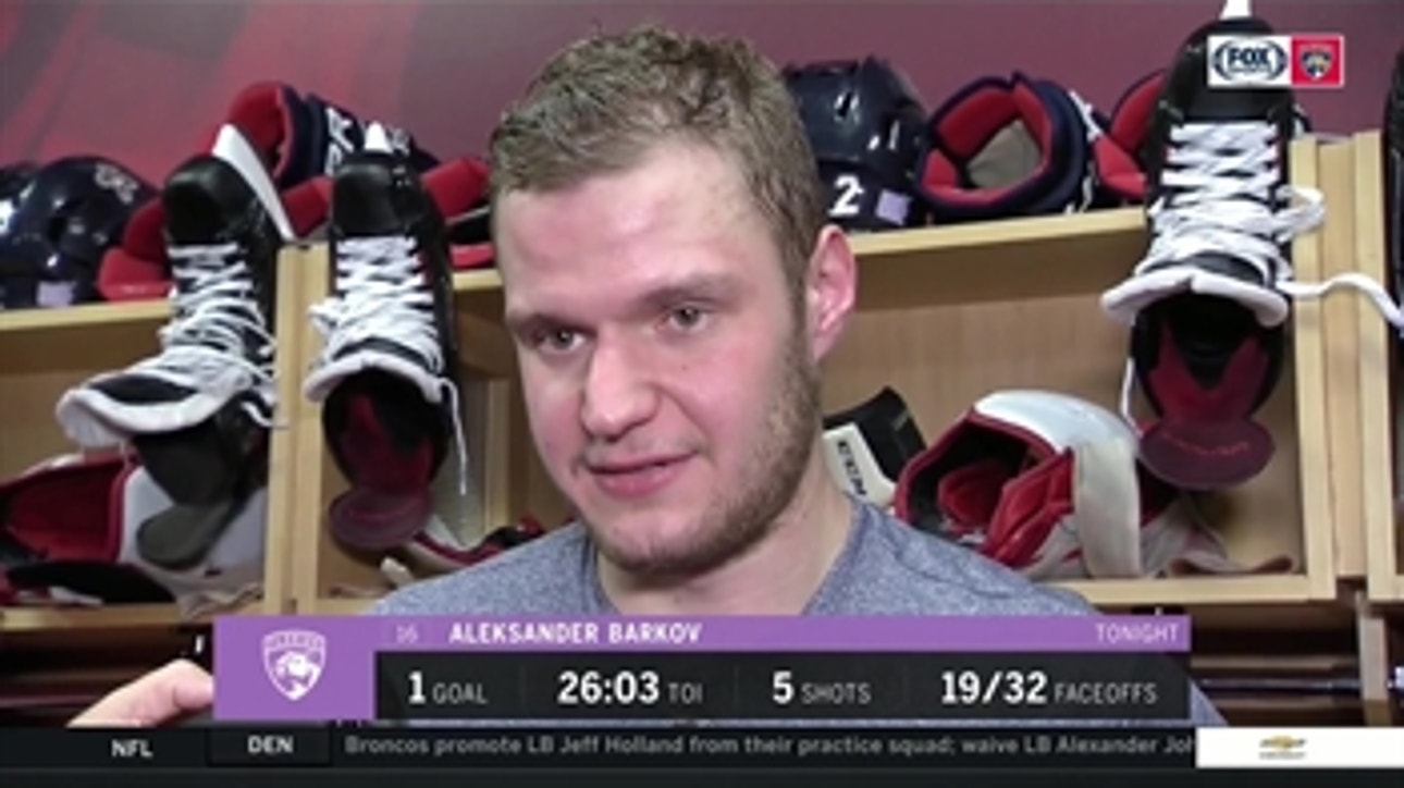 Aleksander Barkov breaks down his OT game-winning goal