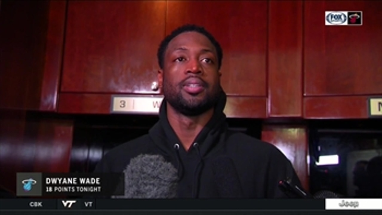 Dwyane Wade says Heat have to keep grinding after tough loss