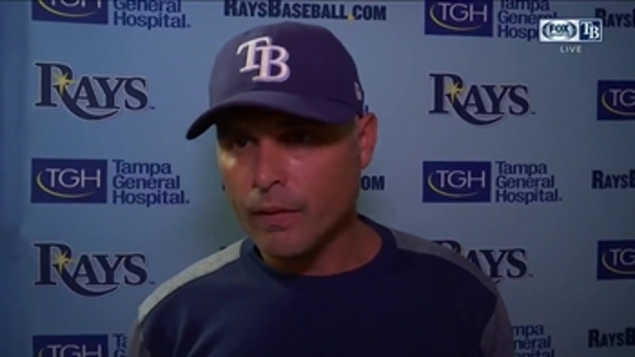 Kevin Cash talks about the frustrating loss to the Orioles