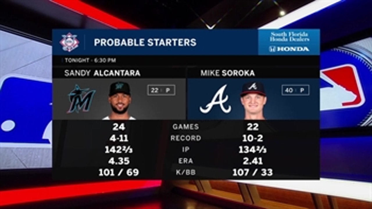 Marlins look to avoid being swept in finale against Braves