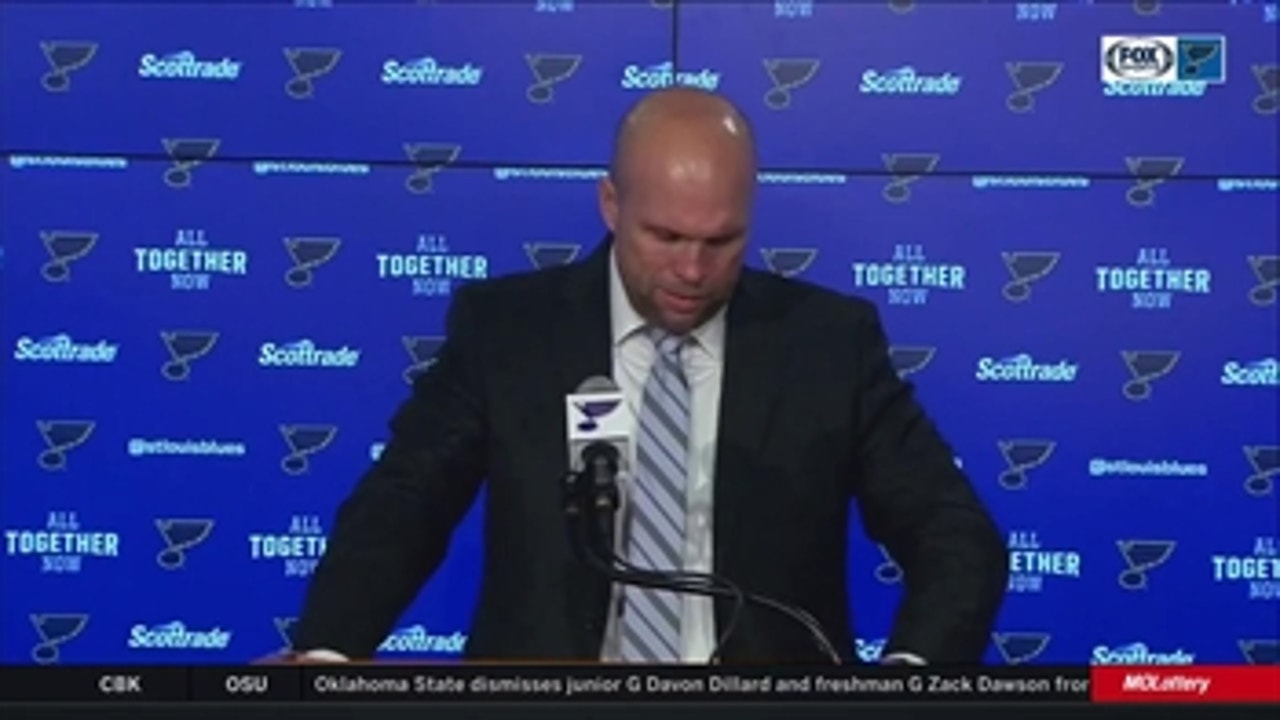 Yeo on Blues' loss to Ducks: 'We're just not executing'