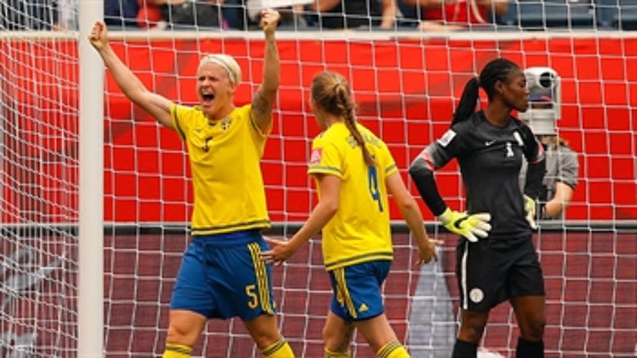 Fischer knocks in Sweden's second against Nigeria - FIFA Women's World Cup 2015 Highlights