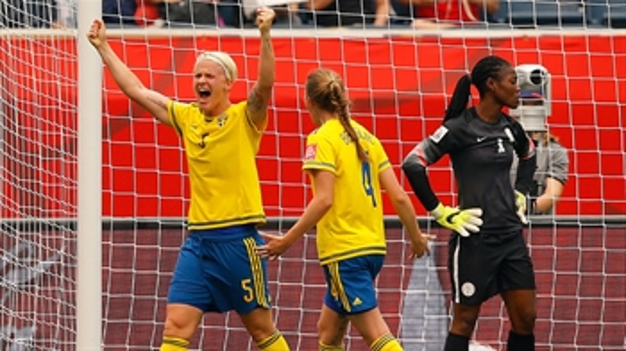 Fischer knocks in Sweden's second against Nigeria - FIFA Women's World Cup 2015 Highlights