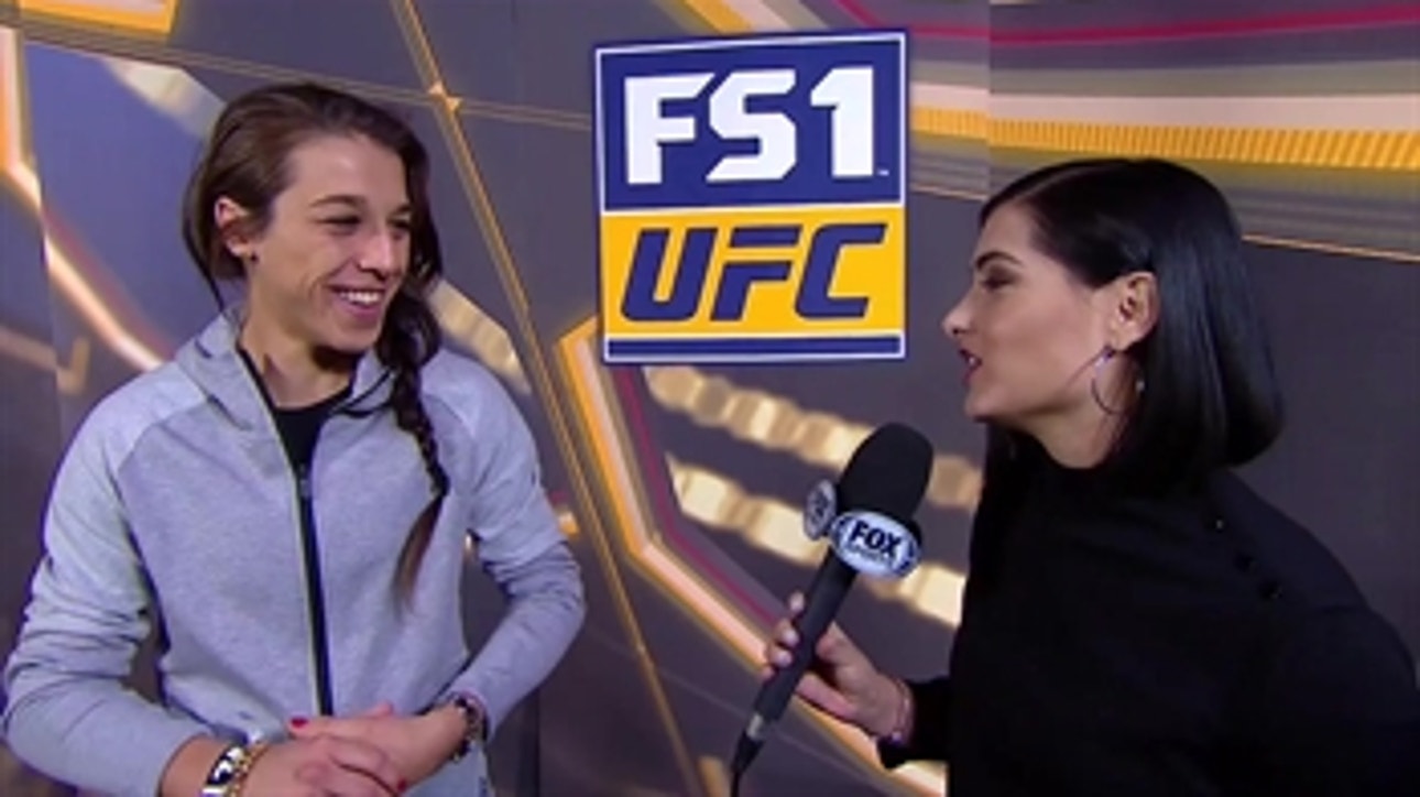 Joanna Jedrzejczyk tells Megan Olivi she had no problem with her weight cut ' WEIGH-INS ' UFC 231